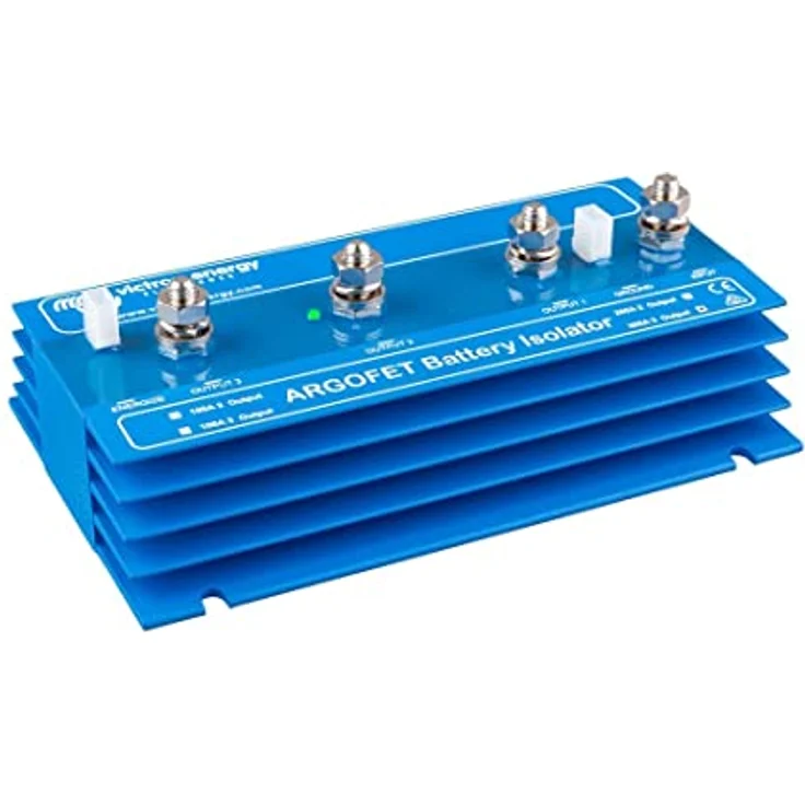 Victron Energy ARGO FET 200-3, Batterietrenner in Schwarz mit hoher Effizienz und minimalen Verlusten – Bild 2