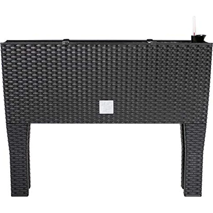 Markenartikel - Hochbeet - 30 Liter - 60 x 25 x 46cm - Blumenkasten Polyrattanoptik 1 – Bild 2