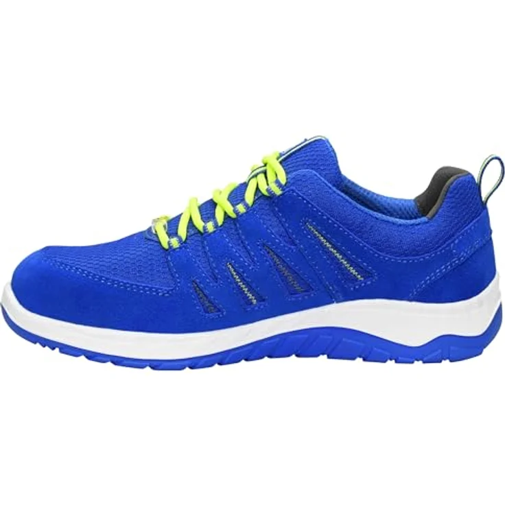 ELTEN MADDOX blue Low ESD S1P Sicherheitsschuh, Veloursleder/Textilmaterial, atmungsaktiv, gepolsterte Lasche, SRC, Paar – Bild 4