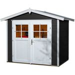 Weka Gartenhaus 224, BxT: 280x229 cm, stabile Blockbohlenbauweise, 21 mm Wandstärke, naturbelassenes Fichtenholz