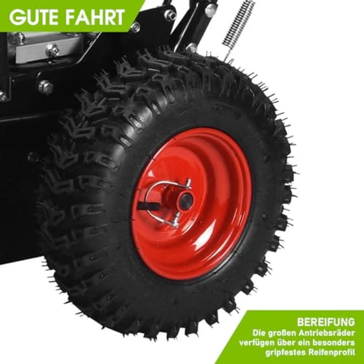 BRAST Benzin-Kehrmaschine 3in1, 80cm, 5,14kW (7PS) mit Kehrbürste, Laubsammler und Schneeräumer – Bild 9