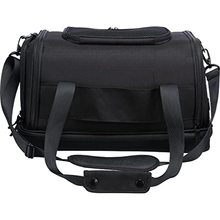 TRIXIE Airline Tasche Plane, Flugzeug Reisetasche Für Hunde, 28 × 25 × 44 cm, Schwarz - 28904 – Bild 5