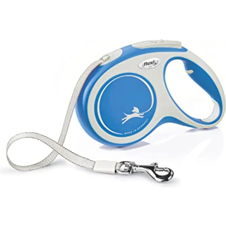 Kerbl Flexi Leine New Comfort Gurt Rollleine, Hundführleine Hundeleine, blau, 25 kg