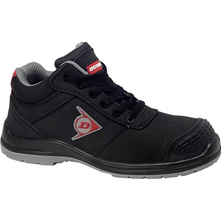 L+D FIRST ONE ADV-EVO HIGH S3 Sicherheitsschnürstiefel, schwarz, Gr. 42, wasserabweisend, leichte Kunststoffkappe, antistatisch, SRC PU-Bi-Dens-Sohle