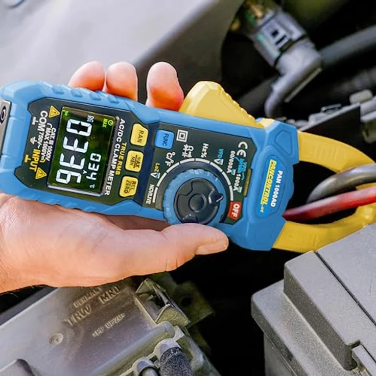 Pancontrol Multimeter PANCONTROL True-RMS Stromzange PAN 1000AD, Digitale Anzeige mit Farbdisplay und 1000 A Messbereich – Bild 4