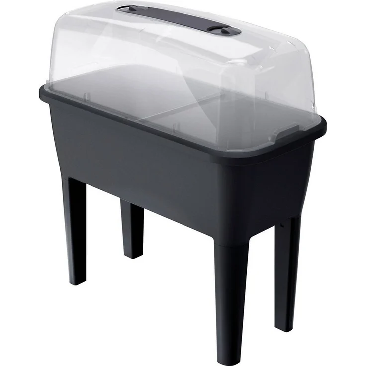 Prosperplast Hochbeet Respana DREP770, Kunststoff, anthrazit, BxTxH: 77x38,7x85 cm, Fassungsvermögen 52 l