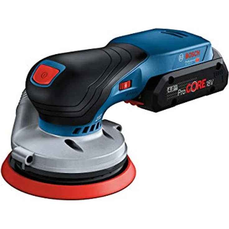 Bosch Professional Schleifteller 125 mm, Mittelhart, Kletthaftung, für GEX 18V-125 - GEX 12V-125 Akku-Exzenterschleifer – Bild 6
