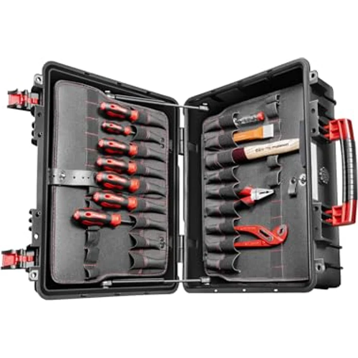 Gedore Werkzeug-Satz Meister XL, 101-teiliges Handwerker-Sortiment im robusten System-Koffer, druck-, staub- und wasserdicht – Bild 1