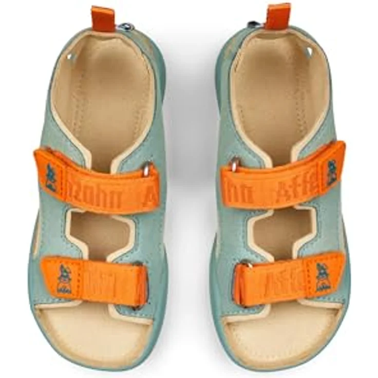 Affenzahn AIRY Hase, Unisex Sicherheitssandalen mit Barfusssohlen, Türkis, Größe 30 – Bild 4