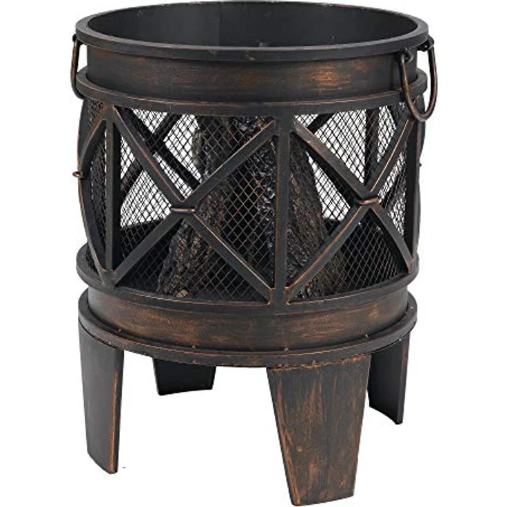 tepro 1127 ''Gracewood'' Fire Basket - Bronze (12-Piece) – Bild 2