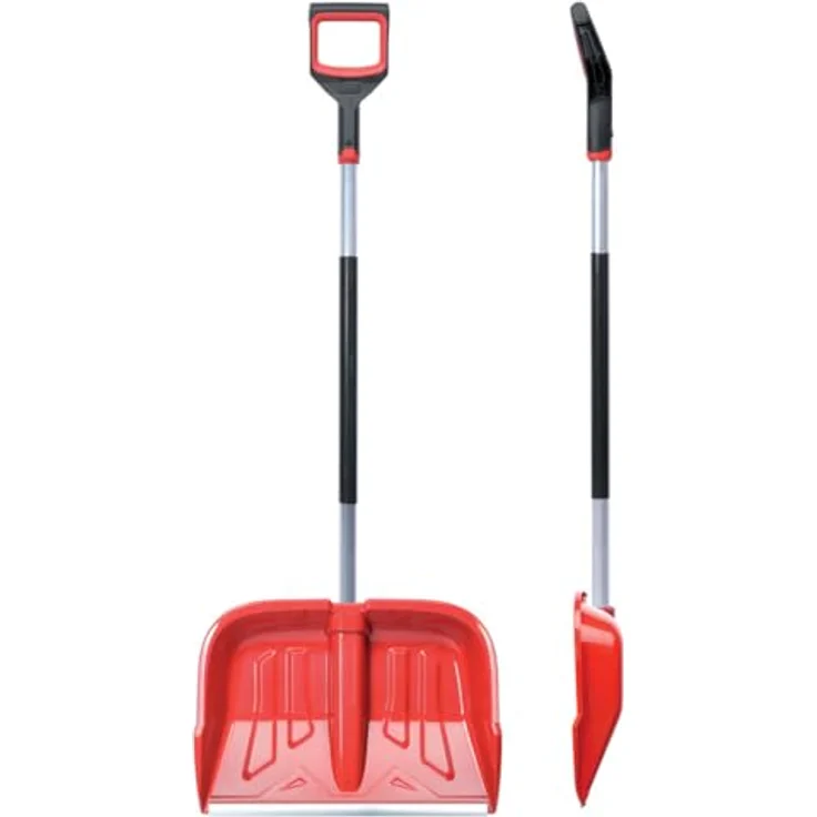 Prosperplast Snower 50 Alutube, Schneeschaufel mit Aluminiumstiel und 49,7 cm Arbeitsbreite, mehrzweckfähig – Bild 1
