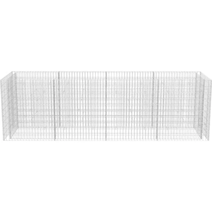 vidaXL Gabionen-Hochbeet Stahl 360×90×100 cm – Bild 6