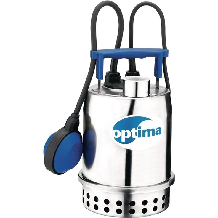 Ebara Tauchpumpe Optima MA, Wasserpumpe Edelstahl, 9000 l/h, 7,5m Förderhöhe, 430W, automatischer Betrieb mit Schwimmerschalter – Bild 1