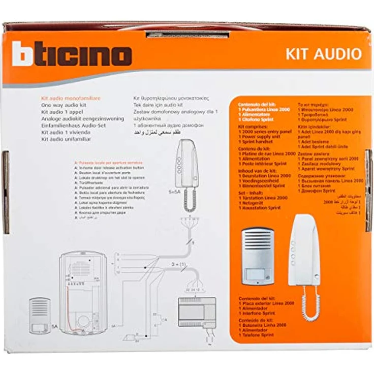 Kit Set Bticino Türsprechanlage 363211 – Bild 4