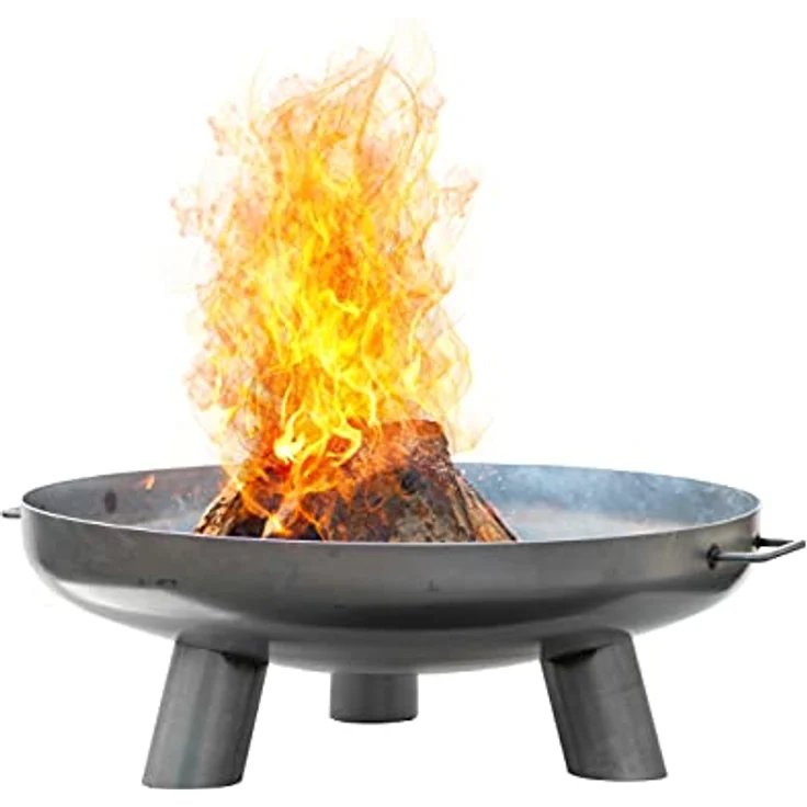 Czaja Feuerschalen® Edelstahl Feuerschale Coburg Ø 80 cm ohne Wasserablauf, rostfrei & hitzebeständig, Garten & Terrasse, Made in Germany – Bild 1