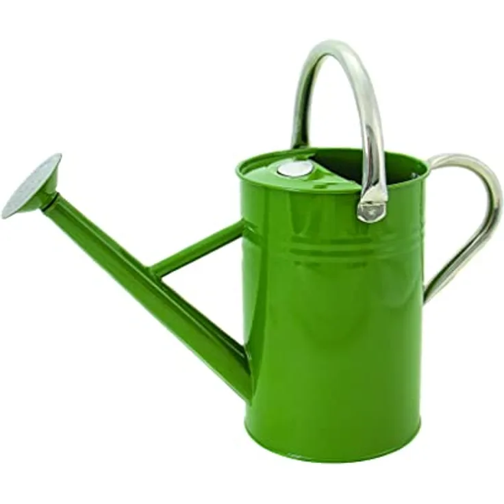 Kent & Stowe Gießkanne Olivgrün 4,5 L – Klappbarer Griff & Abnehmbarer Brausekopf