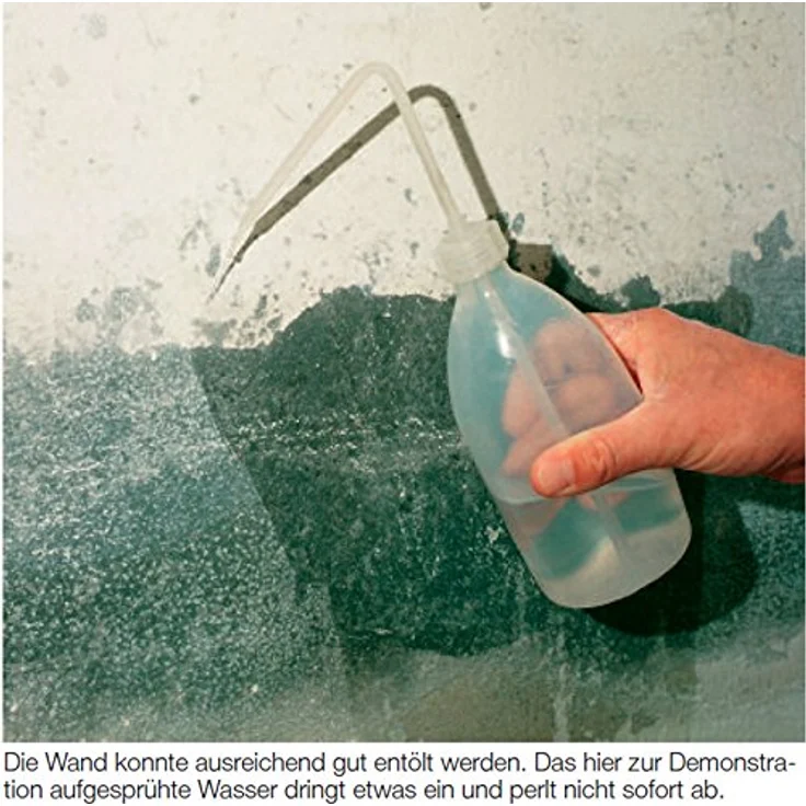 PCI Mörtel PCI Entöler, Spezial-Reiniger für Öl-, Bitumen- und Wachsflecken, weiß, 1 l – Bild 4