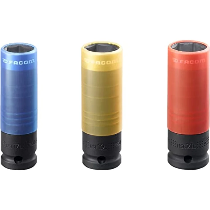 Facom IMPACT-Steckschlüssel Set 27-tlg NS.550BPB, Außen-Sechskant, für Automobilarbeiten, 1/2 Zoll (12.5 mm) – Bild 4