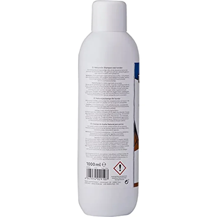 TRIXIE Naturöl-Tiershampoo, 1000 ml mit Macadamianussöl und Sanddornfruchtfleischöl für optimale Fellpflege – Bild 3