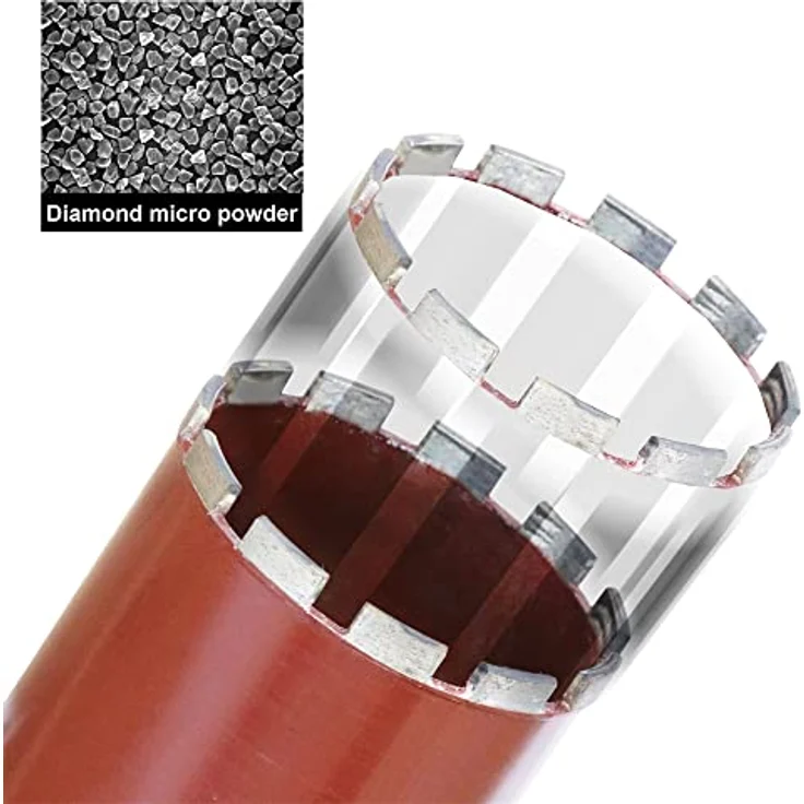 Melko Diamantbohrkrone für Kernbohrgerät 26mm für Mauerwerk, Granit, Stahlbeton, Naturstein und Beton – Bild 5