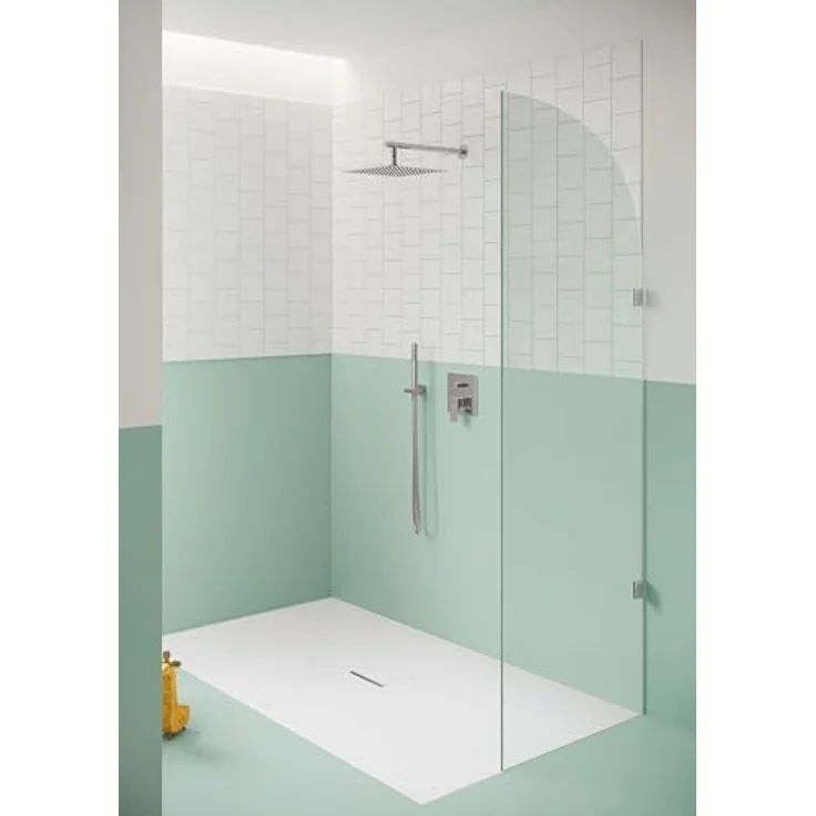 Villeroy & Boch Universal Showers Handbrausehalter aus robustem Messing, eckig, Chrom – Bild 4