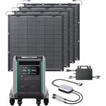 Zendure SuperBase V6400 Balkonkraftwerk mit Speicher 6,4 kWh Kapazität, 0% VAT, mit 840W Flexibles Solarpanel, Hoymiles HMS-800-2T Mikrowechselrichter, Solar Powerstation für den Einsatz im Freien