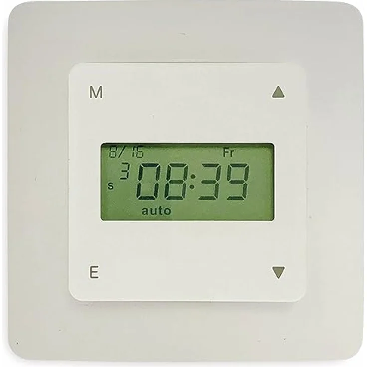 Kaiser Nienhaus 317600 Tastor Centrum 1-Kanal Rollladenzeitschaltuhr mit Astrofunktion und integriertem Funkempfänger, Aufputz, weiß – Bild 1