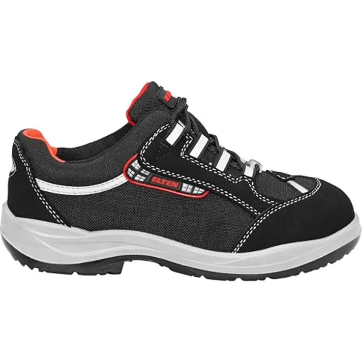 Elten MAJA Low ESD S3, Sicherheitsschuhe für Damen mit metallfreier Durchtritthemmung, hydrophobierter Mikrofaser, schwarz, Größe 40 – Bild 2