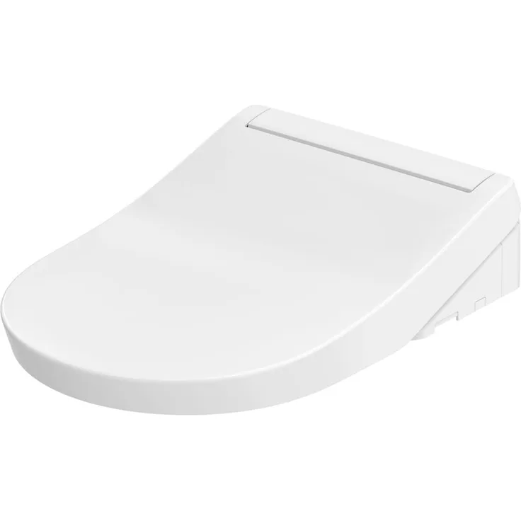 TOTO Washlet RG Lite Dusch-WC mit Fernbedienung, verdeckten Anschlüssen und Entkalkungsfunktion, Weiß TCF34170GEU