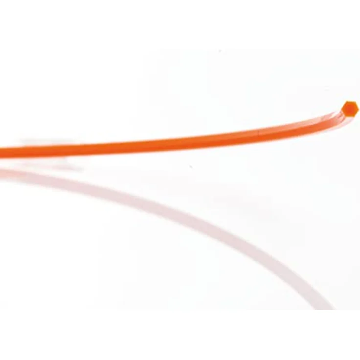 Ratioparts Nylonfaden 2,4 mm Alu-Cut 90 m Trimmerfaden 6-Kant Mähfaden, Orange – Bild 2