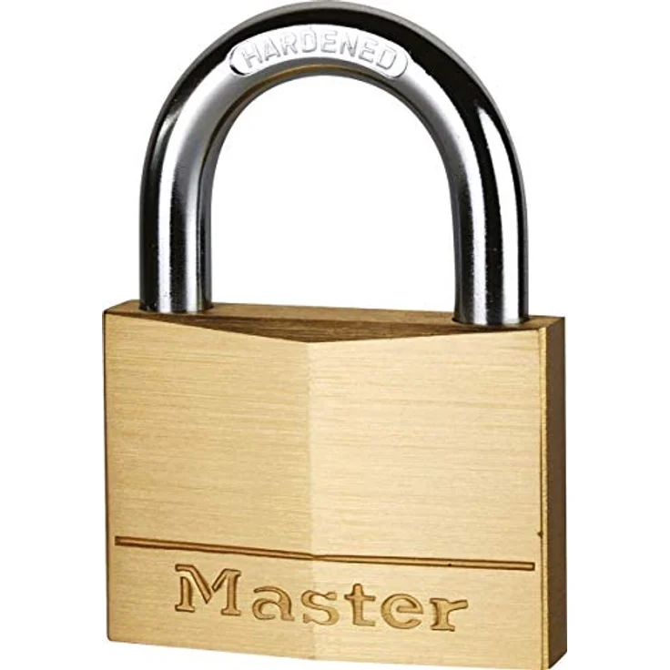 MASTER LOCK - 120EURD - Messing Vorhängeschloss 20mm – Bild 2