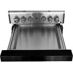 ALLGRILL Fettschublade Edelstahl mit Teleskopauszug, Schwarz für Gasgrill Modular CHEF S Black (900-2-Black)