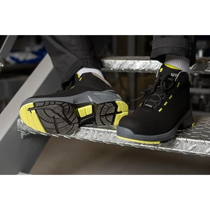 Uvex Sicherheitsschuh, sportlicher S2 SRC ESD Stiefel, grau – Bild 6