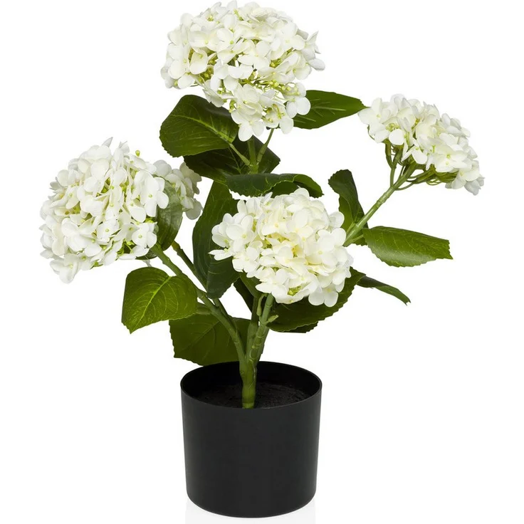 Kunstpflanze Kunstpflanze HYDRANGEA Kunststoff Hortensie, hjh OFFICE, Höhe 52.0 cm, Künstliche Pflanze Kunstblume, Deko Blume Hortensie – Bild 1
