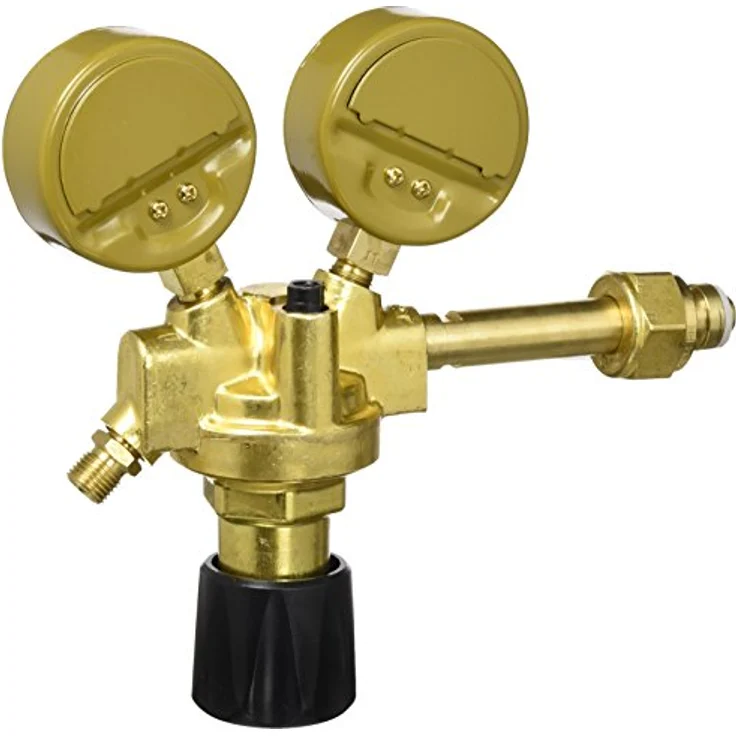 ROTHENBERGER Druckminderer 530217, für Argon/CO2 Schutzgas, mit 2 Manometern und Absperrventil, deutscher Standardanschluss W 21,8 x 1/14" – Bild 3