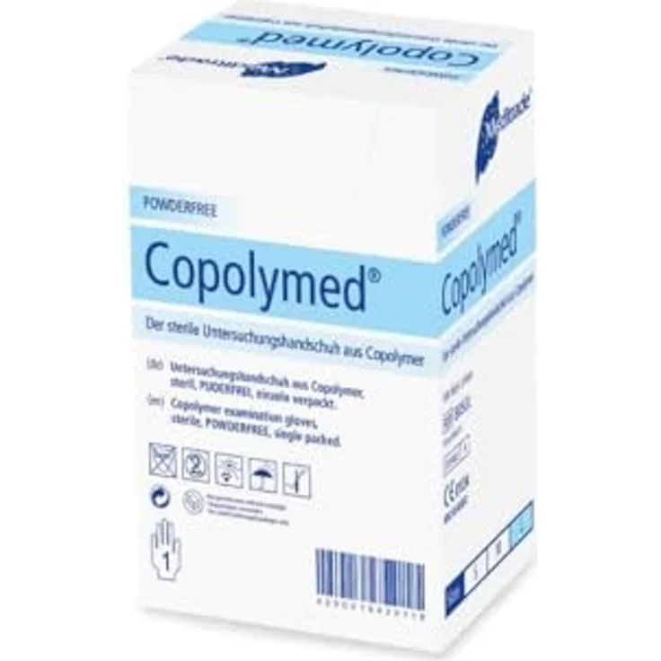 Meditrade 8092S Copolyme Sterile Untersuchungshandschuh einzeln verpackt, Steril, Puderfrei, Größe Small (100-er pack)