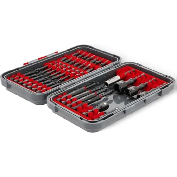 STIER Torsions-Bitsatz 42-teilig, Magnetbithalter mit Schnellwechslefunktion, inklusive Adapter und Steckschlüssel in robuster Transportbox, für Handwerker und Heimwerker – Bild 4