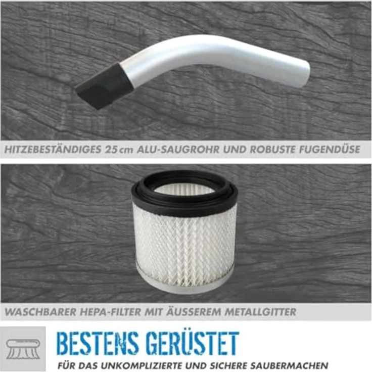 Güde Aschesauger »GA 4-600.1«, 600 W, beutellos - Leistungsstarker Ofenreiniger in kompaktem Design – Bild 4