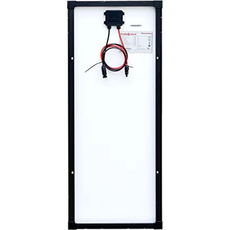 enjoy solar Solarmodul Eco Line ES80M, Monokristallines Solarpanel 182mm, 80W Leistung, schwarzer Rahmen, IP65 wasserdicht – Bild 3