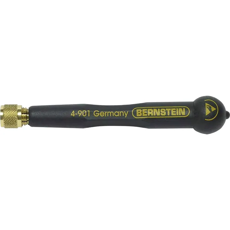 BERNSTEIN Tools for Electronics ESD Umsteckgriff, ableitfähig mit Messingspannhülse für Wechselklingen 4-901 bis 4-934