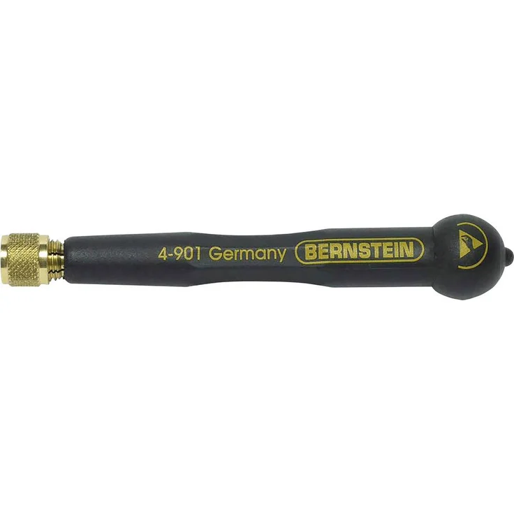 BERNSTEIN Tools for Electronics ESD Umsteckgriff, ableitfähig mit Messingspannhülse für Wechselklingen 4-901 bis 4-934