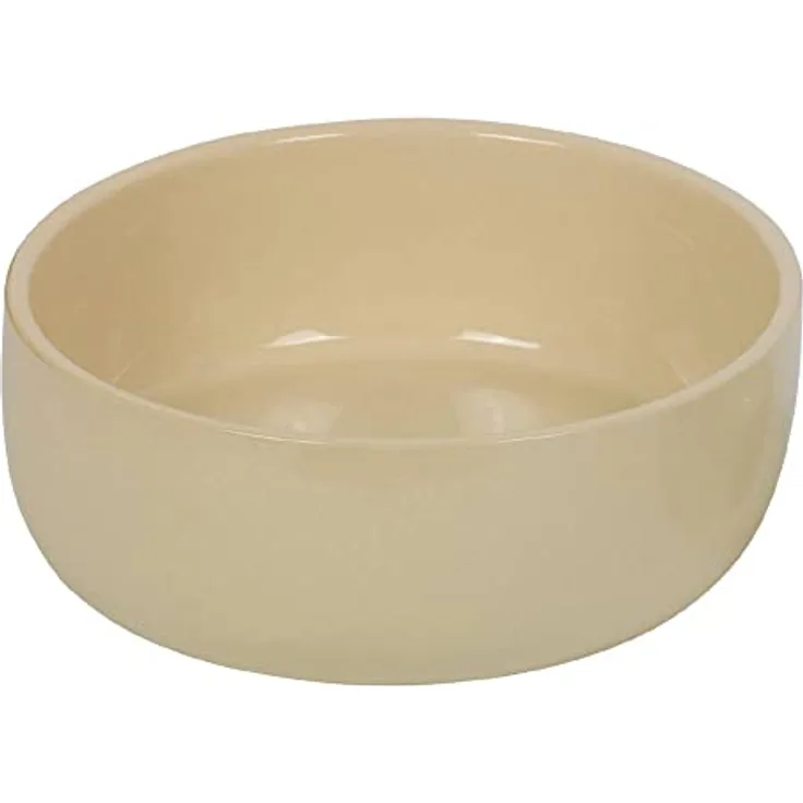 Nobby 82402 Keramik Napf Kaunis Creme/Creme; Ø 24,0 x 8,0 cm, 2,40 l