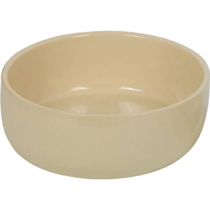 Nobby 82402 Keramik Napf Kaunis Creme/Creme; Ø 24,0 x 8,0 cm, 2,40 l – Bild 1