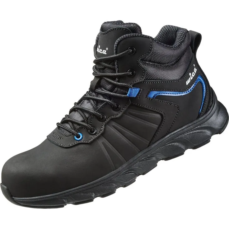 Wica S3 Sicherheitsschuh Mathi Arbeitsschuh Metallfrei, sehr leicht, blau