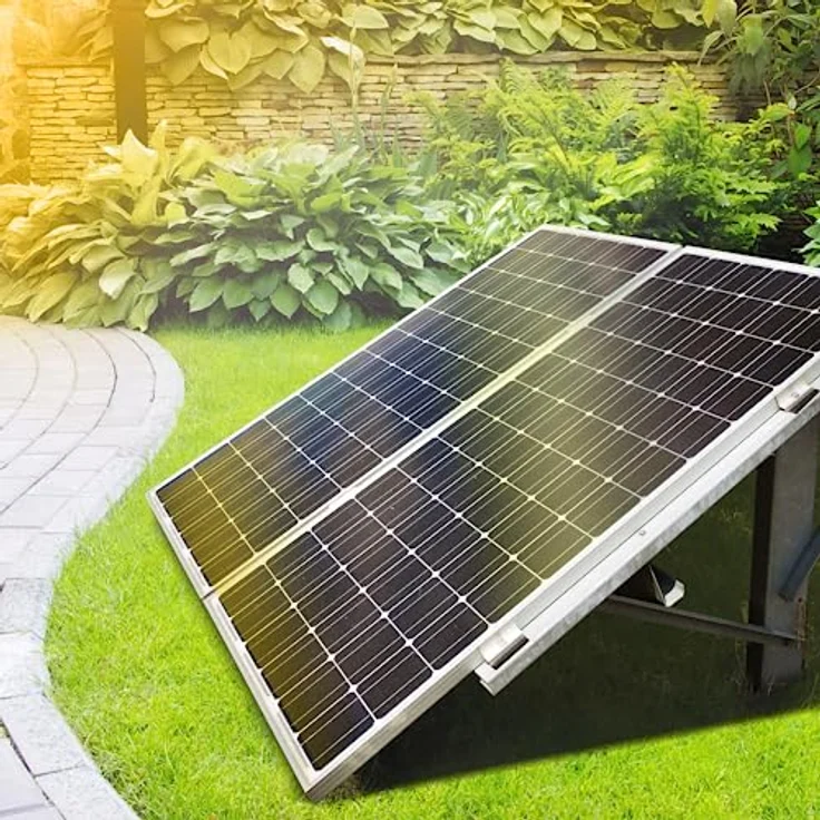 SUNNIVA® Balkonkraftwerk Black Frame 900/800W Solaranlage mit 800W Ecoflow Micro Wechselrichter - WIFI Bluetooth, upgradebar drosselbar, 2x450W Solarmodule – Bild 5