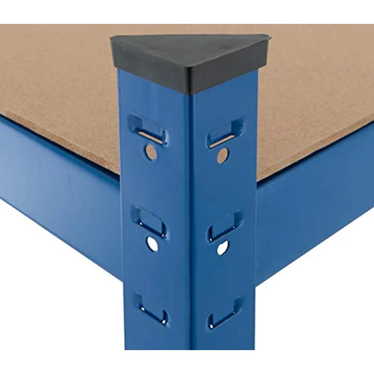Steckregal Werkstattregal Kellerregal Schwerlastregal Metallregal Lagerregal Blau - 200x120x50cm | 875kg – Bild 6