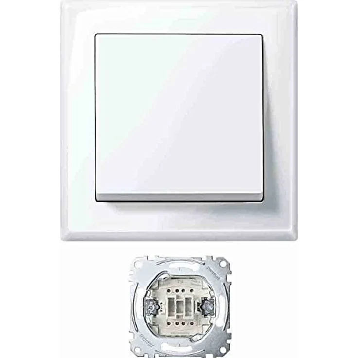 Merten MEG3341-1419 Jumbo, großer Schalter, polarweiß glänzend, M-SMART – Bild 1