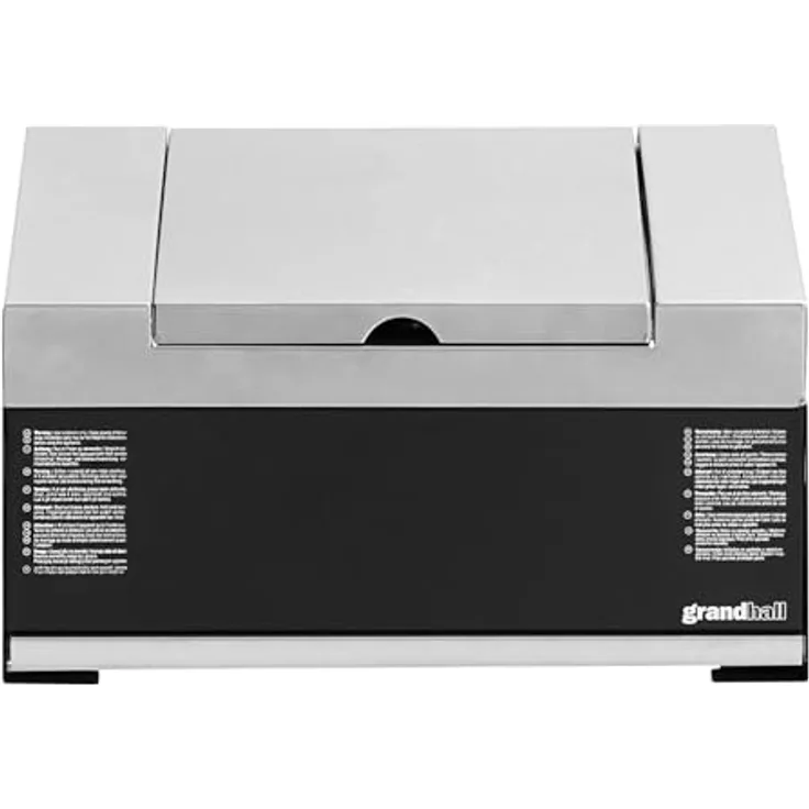 Grandhall Gasgrill Maxim & Elite Einbau Grill, 4,4 kW Edelstahl mit Seitenbrenner, ohne Abdeckhaube
