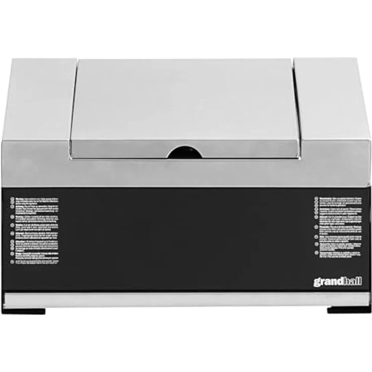 Grandhall Gasgrill Maxim & Elite Einbau Grill, 4,4 kW Edelstahl mit Seitenbrenner, ohne Abdeckhaube – Bild 1