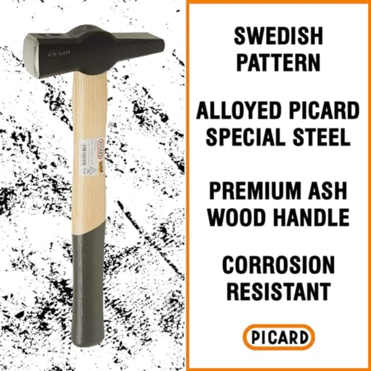Picard 0000811-1000 Schmiedehammer schwedische Form 1000 g – Bild 3